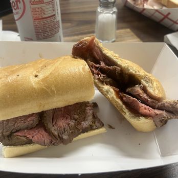 Kinder's Meats Deli BBQ - Ball tip sandwich. - Delis Near Me - Hercules, California