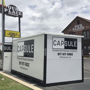 Capsule Portable Storage Containers  - DFW Capsule Portable storage can be used for moving or storage. Keep on site, move to new place, or have us store it for you in between. - Self Storage Near Me - Cleburne, Texas