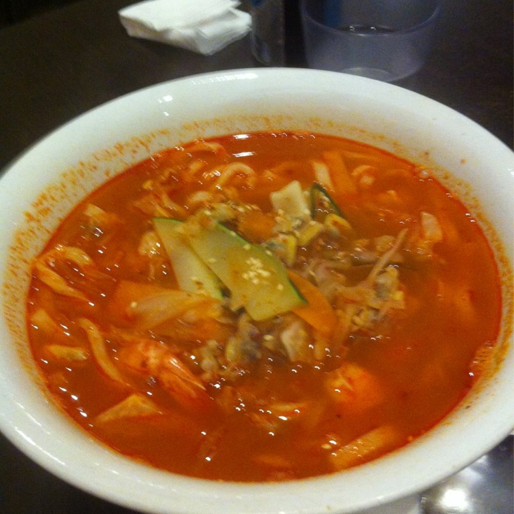 Madtong San II - Spicy seafood soup with udon - Korean Near Me - Brisbane, QLD Madtong San II - Spicy seafood soup with udon - Korean Near Me - Brisbane, QLD
