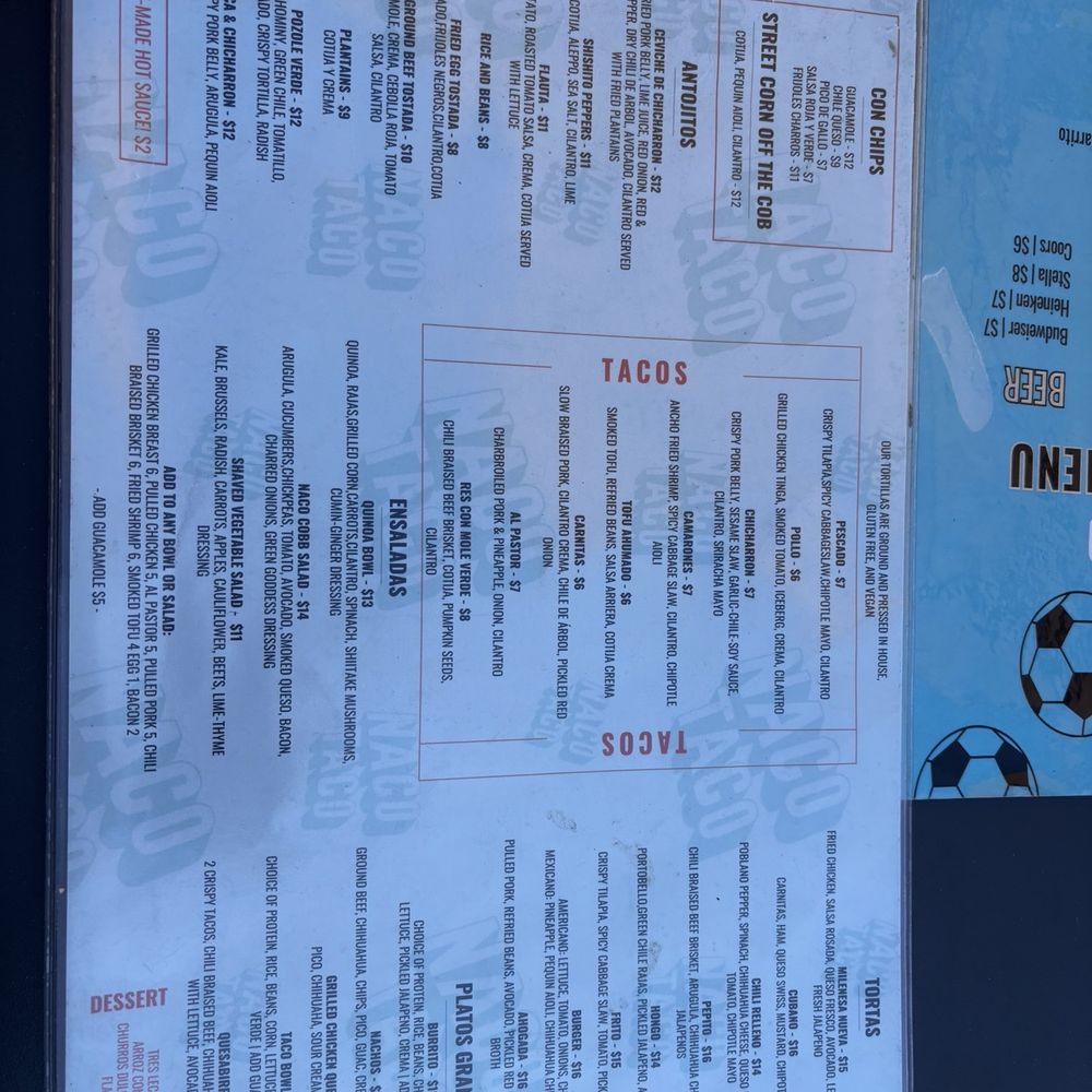 Naco Taco - Front menu - Mexican Near Me - Cambridge, Massachusetts Naco Taco - Front menu - Mexican Near Me - Cambridge, Massachusetts