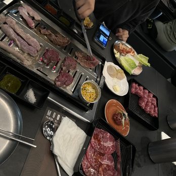 Moohan Korean BBQ - The meat is pretty good, all the top blade and seafood. - Korean Near Me - Los Angeles, California Moohan Korean BBQ - The meat is pretty good, all the top blade and seafood. - Korean Near Me - Los Angeles, California