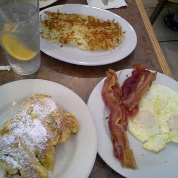 Nano Cafe - Cinnamon roll French toast combo - American Near Me - Monrovia, California