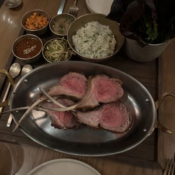 Oiji Mi - lamb chops from the same farm that the french laundry uses apparently, at least that was told to me by our server - Korean Near Me - New York, New York Oiji Mi - lamb chops from the same farm that the french laundry uses apparently, at least that was told to me by our server - Korean Near Me - New York, New York