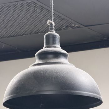 Beachside Del Mar Laundromat - How many months does it take for a pendant light to grow a top hat  of dust? - Laundromat Near Me - Del Mar, California