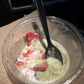 Lazy Bird - Just no. This was less than 10 minutes after leaving Lazy Bird, and it's turned into a soup. - Acai Bowls Near Me - Anaheim, California Lazy Bird - Just no. This was less than 10 minutes after leaving Lazy Bird, and it's turned into a soup. - Acai Bowls Near Me - Anaheim, California