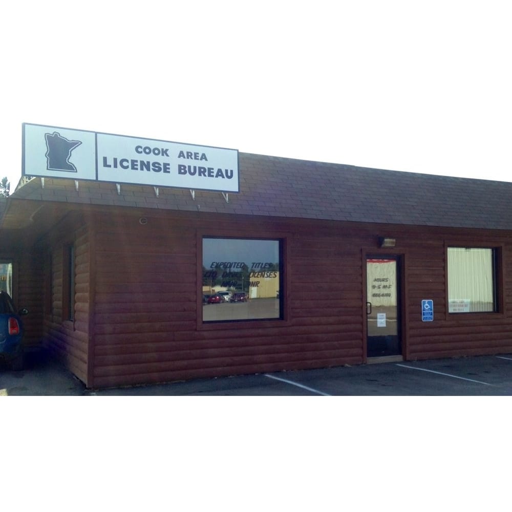 COOK AREA LICENSE BUREAU Public Services & Government 221 S Hwy 53
