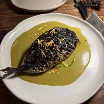 Urban Hearth - Charcoal grilled mackerel - New American Near Me - Cambridge, Massachusetts