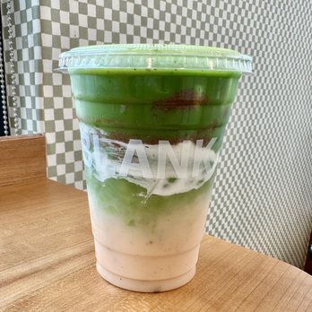 Blank Street - Iced carrot cake matcha (seasonal) - Coffee & Tea Near Me - Brookline, Massachusetts