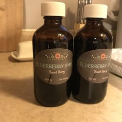 Smart Berry - Elderberry syrup with honey $12