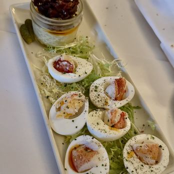 Pappas Bros. Steakhouse - Lobster Deviled Eggs - Steakhouses Near Me - Houston, Texas