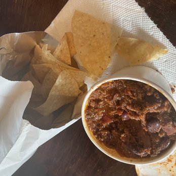 Stress Free Moose - Chili with chips - Pubs Near Me - Greenville, Maine Stress Free Moose - Chili with chips - Pubs Near Me - Greenville, Maine