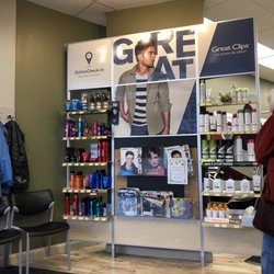 Great Clips - Front looking left product wall
