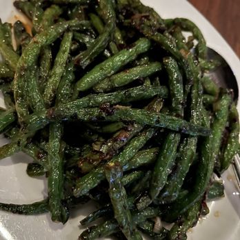 Blossom Bar - String beans - a little too salty but good flavor - Cocktail Bars Near Me - Brookline, Massachusetts