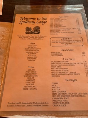 Menu photo 6 Spillway Lodge Clarksville, OH Menu photo 6 Spillway Lodge Clarksville, OH