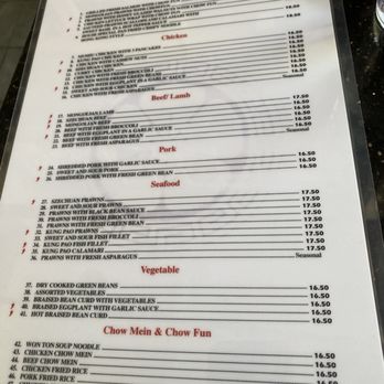 King Yen Restaurant - Lun menu - Chinese Near Me - Berkeley, California