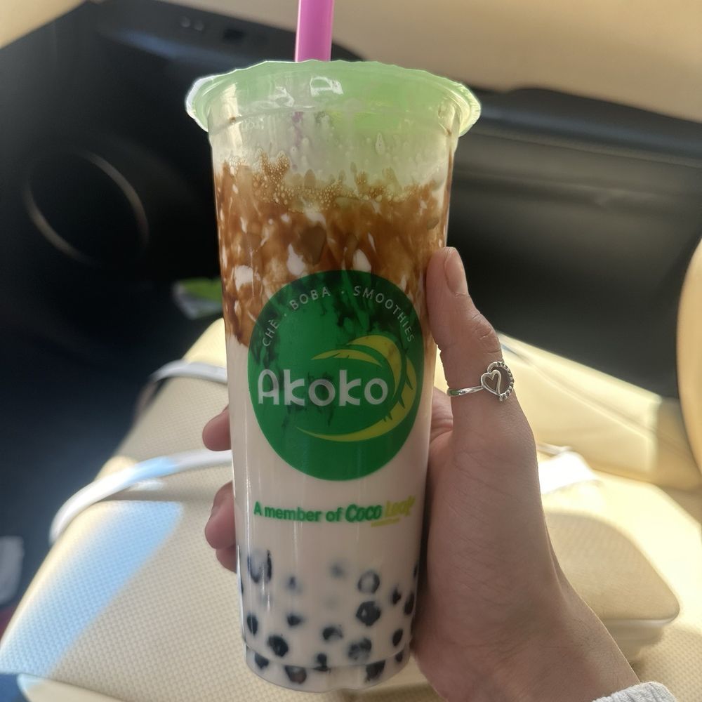 AKoKo - Brown sugar milk swirl with honey boba - Juice Bars & Smoothies Near Me - Greensboro, North Carolina AKoKo - Brown sugar milk swirl with honey boba - Juice Bars & Smoothies Near Me - Greensboro, North Carolina