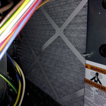 Adam Home Services - Inside view of new filter - Heating & Air Conditioning/HVAC Near Me - Havertown, Pennsylvania