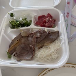 Pho dac biet. Barely any meat. No meatballs. Not worth $20 Pho dac biet. Barely any meat. No meatballs. Not worth $20