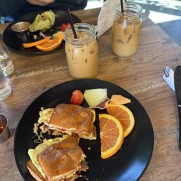 Applewood Smoked B.E.C. & Brown Sugar Spiced Specialty Latte