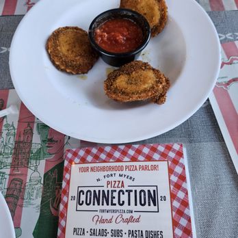 Pizza Connection - Baked Ravioli - Pizza Near Me - North Fort Myers, Florida