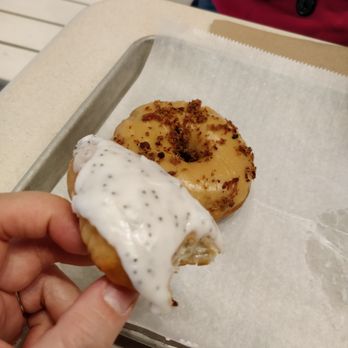 Revolution Doughnuts - lemon poppy seed and maple bacon! - Donuts Near Me - Atlanta, Georgia