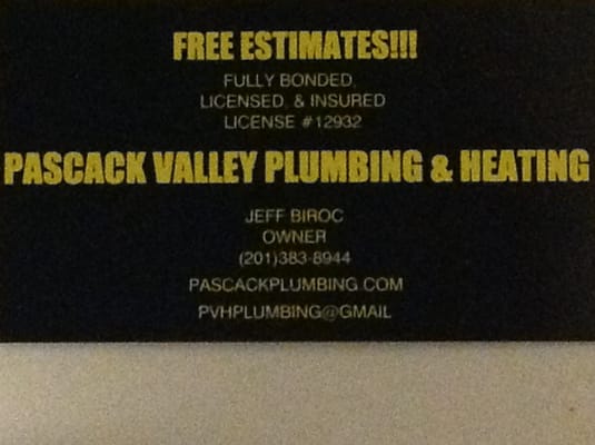 Pascack Valley Plumbing & Heating Logo