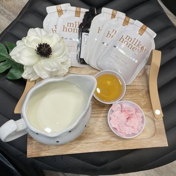Hydra Nails & Spa - Milk and honey deluxe pedicure - Nail Salons Near Me - Cedar Park, Texas