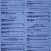 Photo of Olympic Cafe - San Diego, CA, United States. Front side of the menu