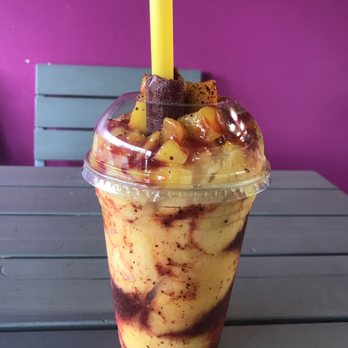 La Michoacana Plus Crepes - Mangonada with tamarind candy. - Creperies Near Me - Des Plaines, Illinois La Michoacana Plus Crepes - Mangonada with tamarind candy. - Creperies Near Me - Des Plaines, Illinois
