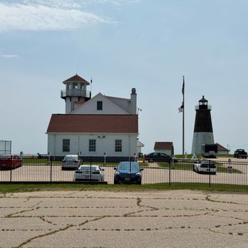 Point Judith Lighthouse - Point Judith Lighthouse from the parking lot - Landmarks & Historical Buildings Near Me - Narragansett, Rhode Island Point Judith Lighthouse - Point Judith Lighthouse from the parking lot - Landmarks & Historical Buildings Near Me - Narragansett, Rhode Island