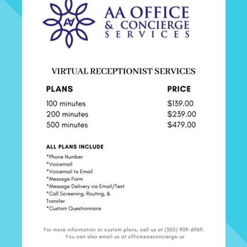 AA Office & Concierge Services - Welcome to AA Office & Concierge. - Personal Assistants Near Me - Miami, Florida