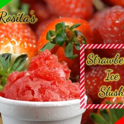 Rositas Mexican Restaurant - Strawberry ice slush