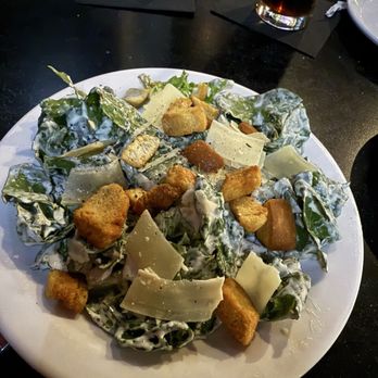 The Sauce - Delicious Caesar salad with super crunchy croutons. Very well dressed and bold flavor dressing! - Italian Near Me - Pooler, Georgia The Sauce - Delicious Caesar salad with super crunchy croutons. Very well dressed and bold flavor dressing! - Italian Near Me - Pooler, Georgia