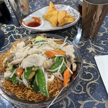 Sang's Chinese Food - Shredded Chicken Pan Fried Noodle - Dim Sum Near Me - North Miami Beach, Florida