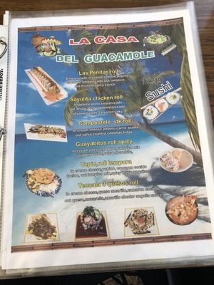 Menu photo 1 La Casa Del Guacamole Madera, CA Menu photo 1 La Casa Del Guacamole Madera, CA