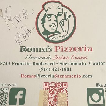 Romas Pizzeria - Pizza Near Me - Sacramento, California Romas Pizzeria - Pizza Near Me - Sacramento, California