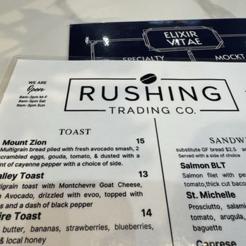 Rushing Trading Company - Menu - Coffee & Tea Near Me - Sugar Hill, Georgia Rushing Trading Company - Menu - Coffee & Tea Near Me - Sugar Hill, Georgia