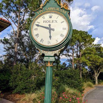 TPC Sawgrass - Rolex clock outside the turn house. - Golf Near Me - Ponte Vedra Beach, Florida