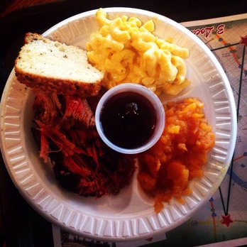 Jacks Bar-B-Que - Mac&cheese, brisket, & sweet potatoes. This is the kids meal! Plenty big even for an adult. - Barbeque Near Me - Nashville, Tennessee Jacks Bar-B-Que - Mac&cheese, brisket, & sweet potatoes. This is the kids meal! Plenty big even for an adult. - Barbeque Near Me - Nashville, Tennessee