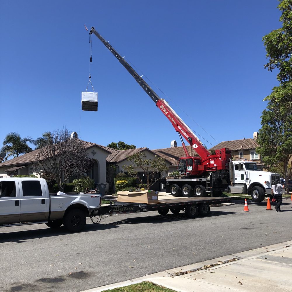 Lifting a pool over a house! Lifting a pool over a house!
