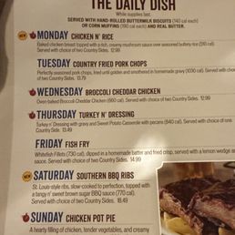 Daily specials Daily specials