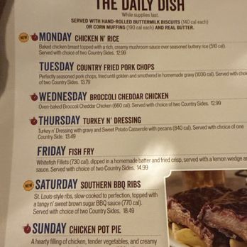 Cracker Barrel Old Country Store - Daily specials - American Near Me - Orangeburg, South Carolina Cracker Barrel Old Country Store - Daily specials - American Near Me - Orangeburg, South Carolina