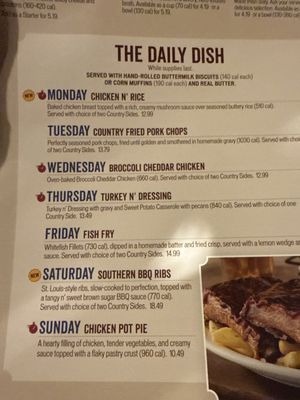 Menu photo 1 Cracker Barrel Old Country Store Orangeburg, SC Menu photo 1 Cracker Barrel Old Country Store Orangeburg, SC