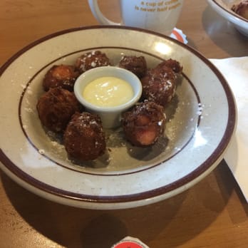 Denny's - Strawberry pancake balls. (I think that's what they were called.) - Diners Near Me - Kingwood, Texas