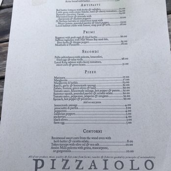 Pizzaiolo - Dinner Menu from 6/26/19 - Italian Near Me - Oakland, California Pizzaiolo - Dinner Menu from 6/26/19 - Italian Near Me - Oakland, California