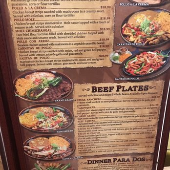 Fiesta Mexicana - Menu - Mexican Near Me - Moab, Utah