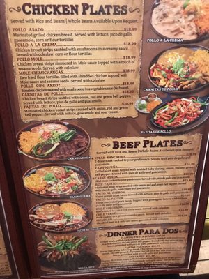 Menu photo 3 Fiesta Mexicana Moab, UT