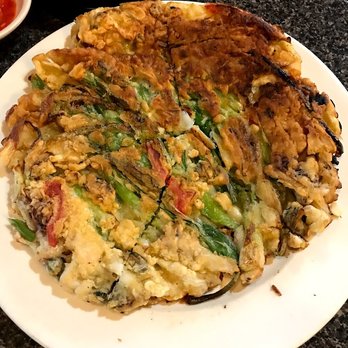 Stone Korean Restaurant - Seafood pancake - Korean Near Me - Redmond, Washington Stone Korean Restaurant - Seafood pancake - Korean Near Me - Redmond, Washington