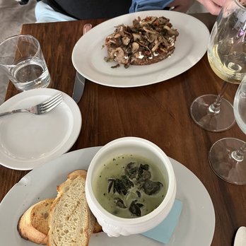 The Little Hen - Escargot and mushroom toast - French Near Me - Haddonfield, New Jersey