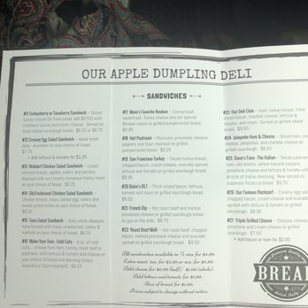 Apple Dumpling Deli - Menu - Delis Near Me - Rockport, Texas